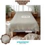 ETEHOMETEX PONPONLU PAMUK PİKE ÇİFT KİŞİLİK 220X240CM KREM 8696474231901